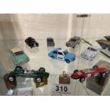 A quantity of1960's corgi cars including mini Ford Riley etc