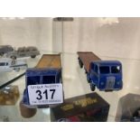 2 dinky foden 503 and 903 flat trucks