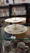 A Minton 'Marlow' cake stand