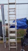 An aluminium step ladder & 1 other, COLLECT ONLY