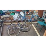 Carlton & Sun bicycle frames & 2 vintage bicycles, COLLECT ONLY