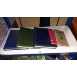 A quantity of stamp albums etc.