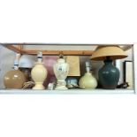 A good selection of table lamps, COLLECT ONLY