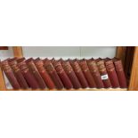 A collection of 17 Odhans Charles Dickens books (Dickens embossed cover)