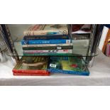 A selection of books on fishing