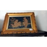 A gilt framed picture of Nymphs