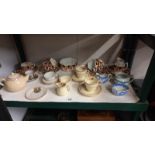 A vintage 'Daisy' bone china tea set & others including Grays pottery