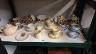 A vintage 'Daisy' bone china tea set & others including Grays pottery