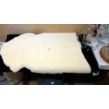 A real sheepskin rug by the Real wool company