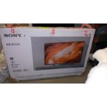 A new boxed Sony Bravia XH85 android TV