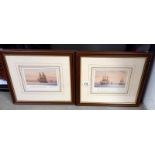 2 limited edition prints of sailing ships