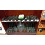 A quantity of vintage bottles, all Gainsborough, most chipped on neck rim.