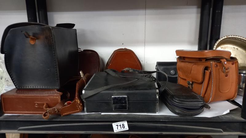 A large quantity of vintage empty camera cases, 4 shelves - Image 2 of 5