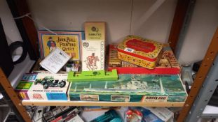 A boxed Triang Artitex early Subbuteo Blackpool team, Airfix kit etc. all unchecked