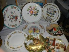A mixed lot of collector's plates including Royal Doulton.