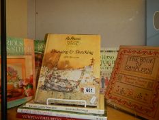 A good selection of needlework related books.