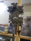 A Black Forest cuckoo clock.