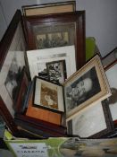 A mixed lot of picture and photo frames, COLLECT ONLY.