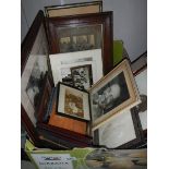 A mixed lot of picture and photo frames, COLLECT ONLY.