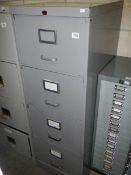 A Howden steel four drawer filing cabinet. COLLECT ONLY
