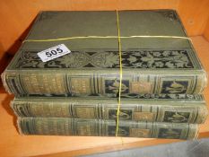 Three volumes of Cassell's Encyclopaedia.