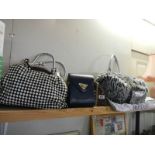 A quantity of ladies bags including Sone Smith London.