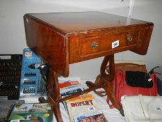 A small dark wood sofa table, COLLECT ONLY.