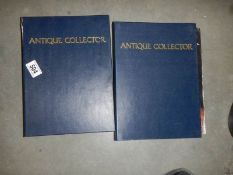 Two folders of Antique Collector's magazines.