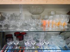 A good lot of vintage sundae dishes etc., COLLECT ONLY.