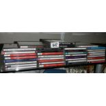 A quantity of classical music CD's.