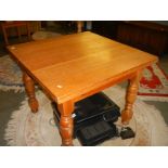 A good oak draw leaf table, COLLECT ONLY.