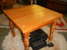A good oak draw leaf table, COLLECT ONLY.