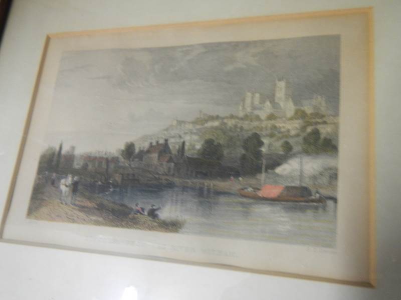 A shelf of early 20th century engravings, COLLECT ONLY - Image 4 of 6
