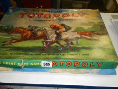 A mid 20th century Totopoly.