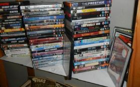 A quantity of asorted DVD's.