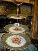 A Clarice Cliff 3 tier cake stand