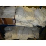 A good lot of net curtains, fabric etc.,