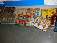 A mixed lot of children's books.