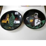 A pair of Spanish plates