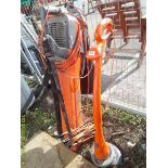A working Flymo garden vac and a strimmer, COLLECT ONLY.