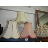 A quantity of lamp shades, COLLECT ONLY.
