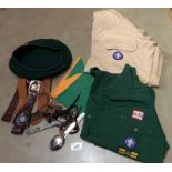 A scout and venture scout uniform,.