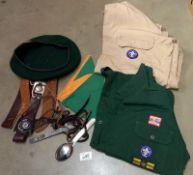 A scout and venture scout uniform,.