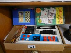 A quantity of games including some lego.