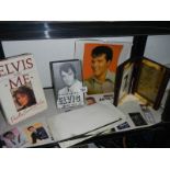 A good lot of Elvis Presley ephemera.