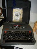 An Empire Aristocrat portable typewriter, COLLECT ONLY.