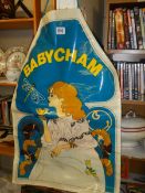 A mid 20th century Babycham apron.