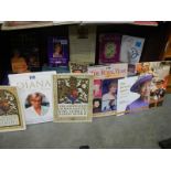 A collection of books relating to Royalty.