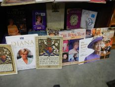 A collection of books relating to Royalty.