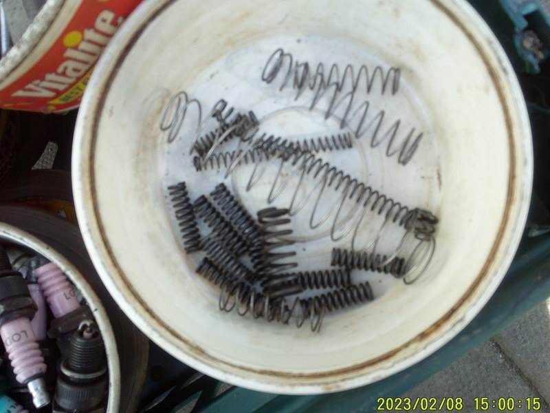 Two boxes of mainly 1970/80's motorcycle parts. - Image 9 of 10